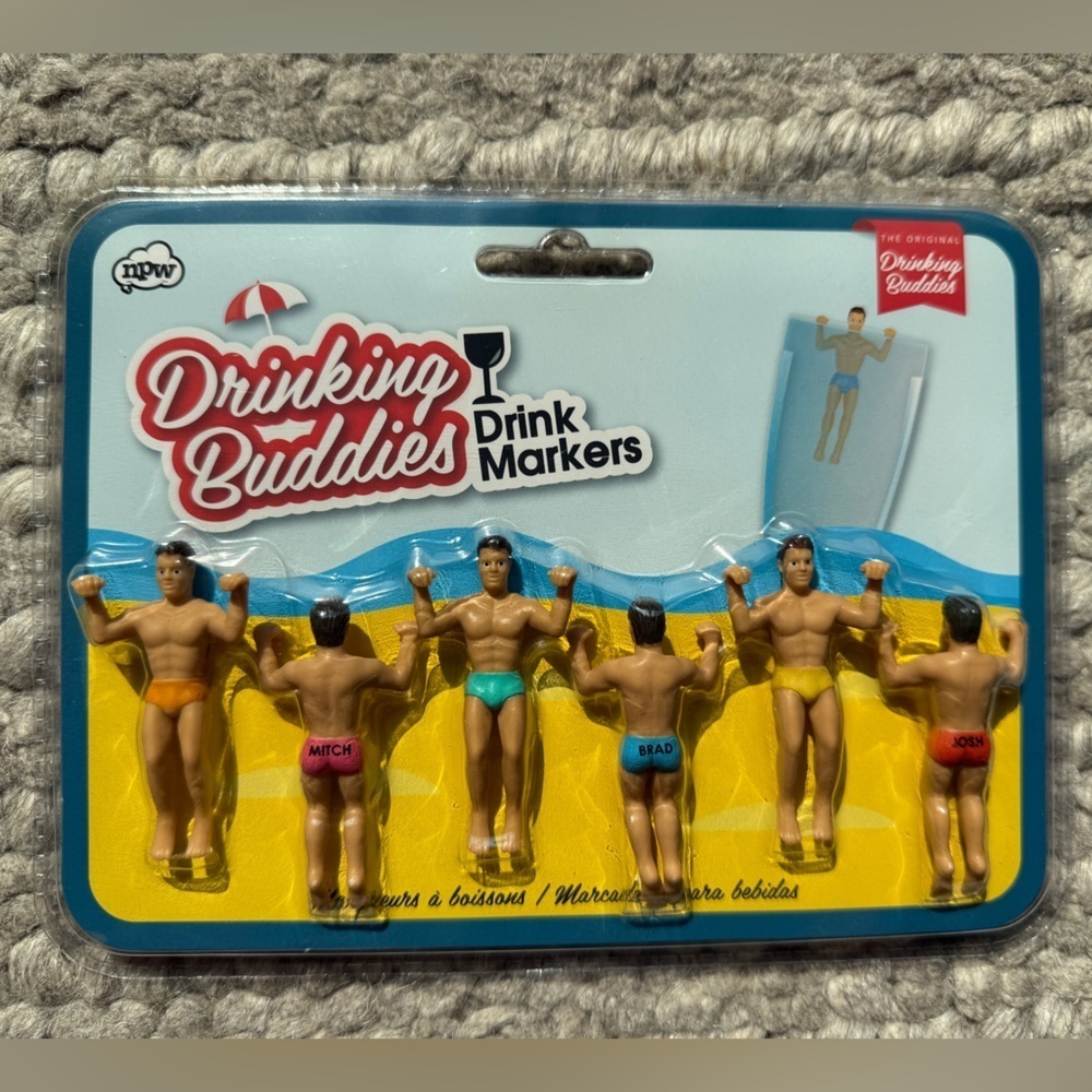 NWT The Original Drinking Buddies Drink Markers - Picture 4 of 4